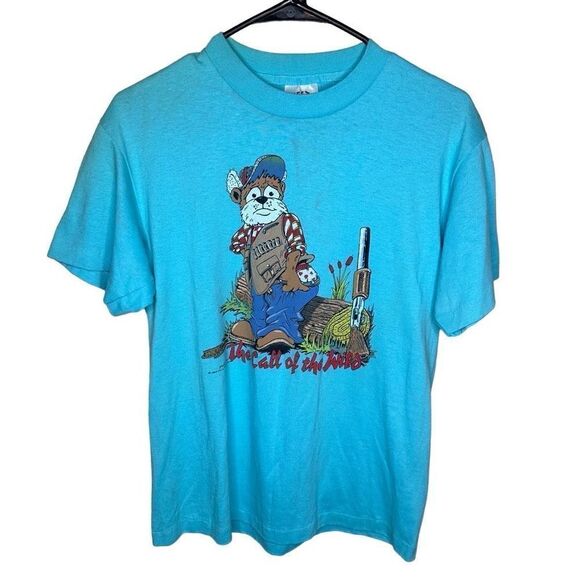 VTG 1989 Call of The Wild Beaver Shirt - Picture 1 of 6